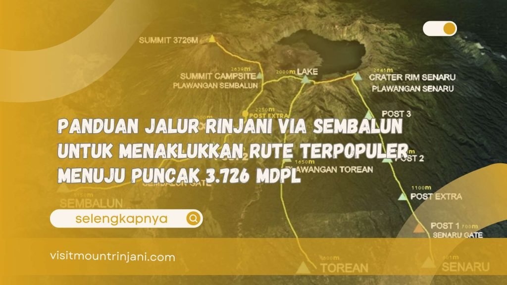 Panduan Jalur Rinjani via Sembalun untuk Menaklukkan Rute Terpopuler Menuju Puncak 3.726 Mdpl